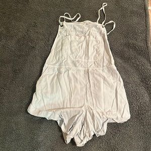 Blue short overalls